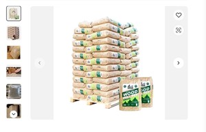 Granulés de bois de pin/taille de granulés de bois 6mm 8mm Uk - Product Image 5