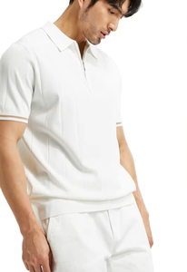 เสื้อเชิ้ตผ้าโพลีเอสเตอร์ระบายอากาศปักลายสำหรับผู้ชายเทรนด์แฟชั่นแห้งเร็วสบายสำหรับการเดินทางไปยิมธุรกิจในชีวิตประจำวัน - Product Image 2