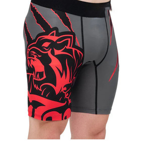 Short de combat pour homme Short de grappin haute performance pour homme avec impression dynamique et coupe ajustée - Product Image 3