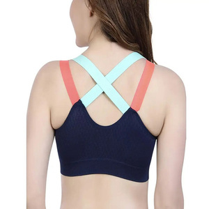 บราไร้ตะเข็บสำหรับผู้หญิงเสื้อชั้นในเล่นกีฬาไร้ตะเข็บรองรับสูงสำหรับเล่นฟิตเนสโยคะ - Product Image 2