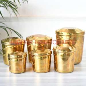 Storage <b>Canister</b> <b>Set</b> of 3 Decorative Storage Box Containers Kitchen Organizer Metal <b>Canister</b> <b>Set</b> Decorative Storage Boxes - Product Image 5