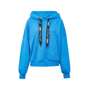 Sweat à capuche vintage en coton de haute qualité pour femmes, logo personnalisé, surdimensionné - Product Image 2