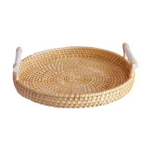 สินค้ายอดนิยมให้บริการอย่างมีสไตล์และจัดเก็บได้อย่างง่ายดายโดยใช้ถาดหวายน้ำหนักเบาส่งออกจากเวียดนาม - Product Image 1