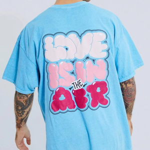 T-shirt léger de haute qualité pour hommes Chemises décontractées pour adultes en polyester/coton de couleur unie Prix de gros Impression numérique - Product Image 4