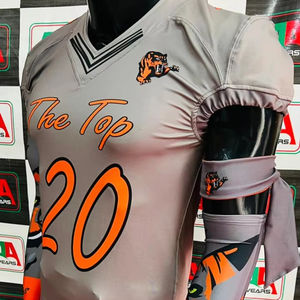 Maillot de football américain, maillot de supporter, broderie par sublimation, grande taille, véritable usine, photos réelles, usine au Pakistan, 5 ans - Product Image 1