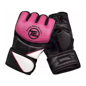 ถุงมือกีฬาหนัง8ออนซ์ & 16ออนซ์ผลิตตามสั่งสำหรับการต่อสู้ชกมวยและคาราเต้เพื่อฝึก MMA - Product Image 3