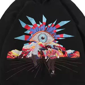 Pull à col rond imprimé en 3D avec logo personnalisé 2025, coupe régulière, style streetwear pour homme, sublimation, épaules tombantes, thermique, hiver, 100% - Product Image 5