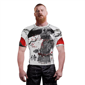 Rashguard BJJ personnalisé haute performance pour entraînement et compétition, en Spandex/Polyester, respirant, séchage rapide, anti-UV, manches longues - Product Image 3