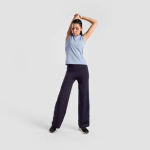 Leggings bleu marine à motif sculpté, taille XL, vêtements de sport, chauds, sans couture, en spandex et nylon tricoté, décontractés pour la salle de sport - Product Image 4