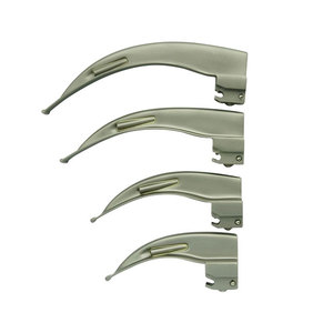 Ensemble de 8 laryngoscopes à fibres optiques manuels médicaux pour hôpital avec poignée en acier inoxydable IMANS ENTERPRISES Garantie de 5 ans - Product Image 2