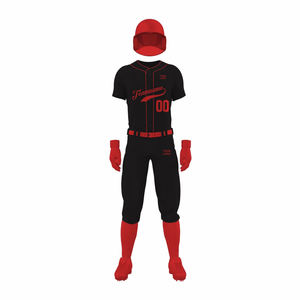 Conjunto de uniformes de béisbol de alta calidad para hombres 100% poliéster Anti-UV secado rápido personalizable béisbol y softbol uniformes deportivos - Product Image 2