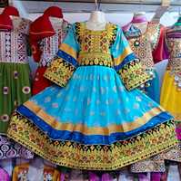Robe Maxi Afghane en Coton 3 Pièces Turquoise Patyala Panache, Broderie Intricata pour Fête, Dernière Tendance Traditionnelle, Élégance Assurée