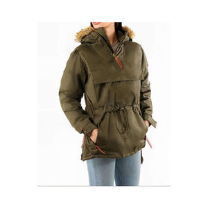 Chaqueta Parka Estándar para Mujer con Capucha Ajustable, Regular, Otoño, Impermeable, Cortavientos, Transpirable, Ecológica, de Nailon, Personalizable - Product Image 1