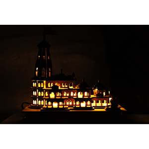 3D mô hình gỗ RAM mandir ayodhya trang trí nội thất - Product Image 1