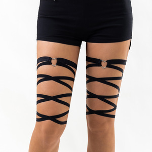 Elastique Cuisse Ruban <span class=keywords><strong>Jarretière</strong></span> Femmes Sexy Jambe Wraps pour Rave Dancing Party - Product Image 3