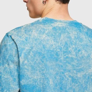 Personnalisé de Haute Qualité Respirant Polyester/Coton Vintage Surdimensionné Boxy Hommes Unisexe Solide Plus Size Loose Fit T-Shirt 300 GSM - Product Image 4