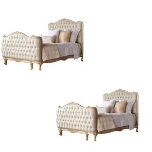 Lit doux lit king size meubles avec tissu pour hôtel villa chambre appartement au meilleur prix de l'usine directe d'Indonésie - Product Image 6