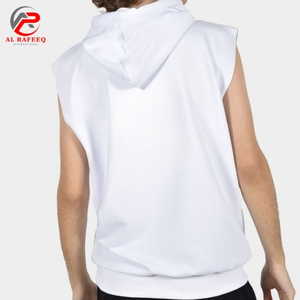 Sweat-shirt sans manches pour homme, entraînement de musculation en salle de sport, course à pied, coupe ajustée, coton et polyester, pull sans manches pour homme - Product Image 6