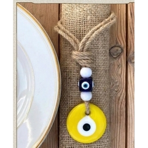 DAFNI BIG PAZAR GLASS EVIL EYE LIGHT MAGNET KEYCHAIN WALL DECORATION Oval Shape Die Cutting Printing Fashion Souvenir Gift - Product Image 3