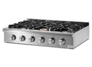 Cuisinière à gaz professionnelle neuve de marque originale avec 6 brûleurs scellés, 36 pouces, en acier inoxydable H-RT399618 - Product Image 2