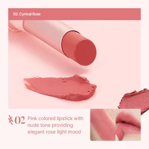 Troistouch MAKE MOOD VELVET LABIAL 02 CYNICAL ROSE 5g Hecho en Corea - Product Image 1