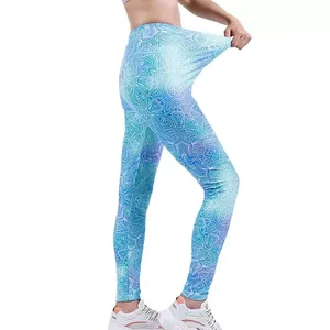 Leggings de Yoga de Cintura Alta para Mujer, Sólidos, Largos, con Cintura Elástica, Efecto Push-Up, Compresión, Pantalones de Entrenamiento - Product Image 4