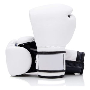 Guantes de boxeo profesionales con logotipo personalizado impreso, guantes de entrenamiento impermeables y guantes de lucha profesional para gimnasios - Product Image 4