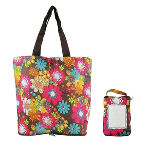 <b>Folding</b> Shopping <b>Bag</b> with Polyester Fiber Material Customizable Size & Pattern for Supermarkets and Shops - Product Image 1