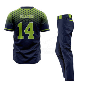 Conjuntos de uniformes de béisbol de calidad superior de gran oferta Material duradero y transpirable para deportes al aire libre - Product Image 2