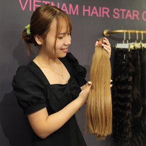 ผมต่อแบบขนสัตว์อัจฉริยะที่มองไม่เห็นมาใหม่ผมมนุษย์เรมี่เกรด12A ทุกสีทำในเวียดนาม - Product Image 5
