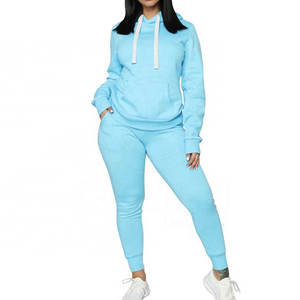 Chándal personalizado de color sólido para mujer, chándal personalizado de alta calidad al por mayor, precio al por mayor - Product Image 1