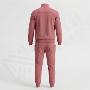 Survêtements de sport zippés pour hommes, veste et pantalon de survêtement de haute qualité, logo personnalisé, tenue de course, de fitness et d'entraînement, couleur personnalisée - Product Image 2