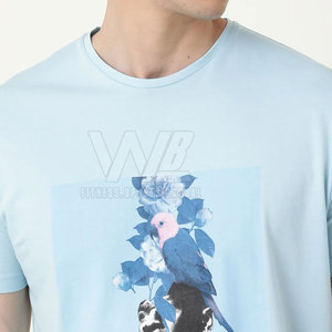 T-shirt pour homme de couleur personnalisée, prix de gros, impression de logo, t-shirt pour homme de haute qualité, t-shirt pour homme le plus vendu - Product Image 6