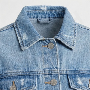 Chaqueta Vaquera Corta de Invierno para Hombre, Personalizable, OEM, de Alta Calidad, Transpirable, con Botones, Estilo Urbano, Venta al Por Mayor - Product Image 4