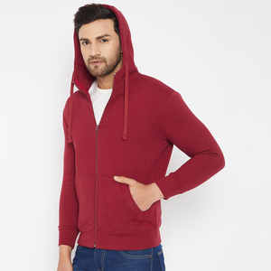 Sudadera con Capucha y Cremallera para Hombre, 100% Algodón, con Logotipo Personalizado, de Alta Calidad, Transpirable, Diseño Único, para Invierno - Product Image 3