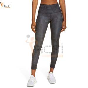 Leggings de Yoga de cintura alta ajustados con cintura alta para mujer con logotipo personalizado - Product Image 2