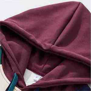 400G Heavyweight 100% coton haute qualité lavé pull à capuche High Street lâche hommes sweats à capuche - Product Image 5