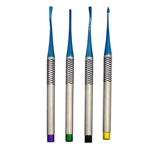 Elevador de raíz luxante de 7 piezas, juego recubierto de titanio PDL con bandeja de casete, herramientas para implantes dentales - Product Image 4