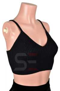 Wholesale Custom MADE Active Wear Women's Ribbed Fitness Gym <b>Crop</b> <b>Top</b> Sexy Sleeveless Workout Tank Short Length Custom Design - Product Image 2