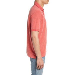 เสื้อโปโลผ้าฝ้ายสีทึบแขนสั้นสำหรับผู้ชาย2025ออกแบบโลโก้ได้ตามต้องการ - Product Image 6