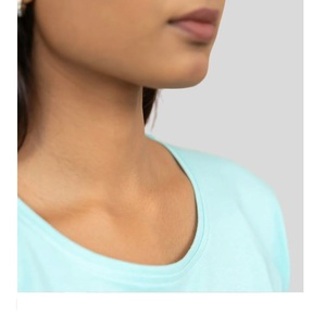 Camiseta de verano de manga corta con cuello redondo para mujer, Nuevo Jersey de algodón, camiseta de moda para mujer, Exportación de BD - Product Image 4