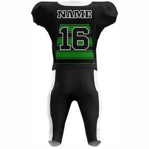 High Quality Custom Sublimation Breathable <b>Short</b> Sleeve American Football Uniform <b>Set</b> Polyester Jersey Pants <b>Sets</b> - Product Image 3