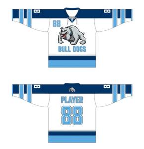 Maillot de hockey sur glace personnalisé 2025, col lacé professionnel, sublimé, uniforme de hockey sur glace, maillot de hockey sur glace pour adultes - Product Image 4