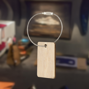 Portachiavi e Moschettoni in Legno Personalizzati Evanston - Gadget Promozionali su Misura - Product Image 3
