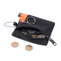 Portable Mini Oxford porte-monnaie unisexe Simple couleur unie petit portefeuille fermeture éclair porte-carte pochette à fermeture éclair