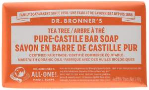 Jabones en Barra Dr. Bronner's Pure Castile (Menta, 5oz, Paquete de 2) Blanqueadores, Hechos con Aceite de Oliva Orgánico Certificado Regenerativo - Product Image 5