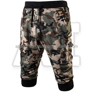 Pantalones cortos de gimnasio de entrenamiento informales elásticos para hombre al por mayor del fabricante, pantalones de chándal deportivos transpirables ecológicos, entrenamiento personalizado OEM - Product Image 3