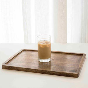 Plateaux en bois naturel respectueux de l'environnement pour fête événement mariage meilleur plateau en bois ensemble nourriture et boisson servant - Product Image 4