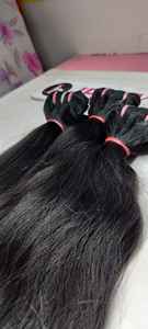 Extensiones de Cabello Humano del Sur de la India, 100% Virgen Remy, Onda Natural, Doble Trama a Máquina - Proveedor de Cabello Jerry - Product Image 3