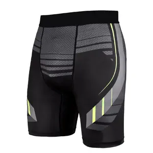 Nuovi pantaloncini a compressione da uomo personalizzati per abbigliamento sportivo da corsa